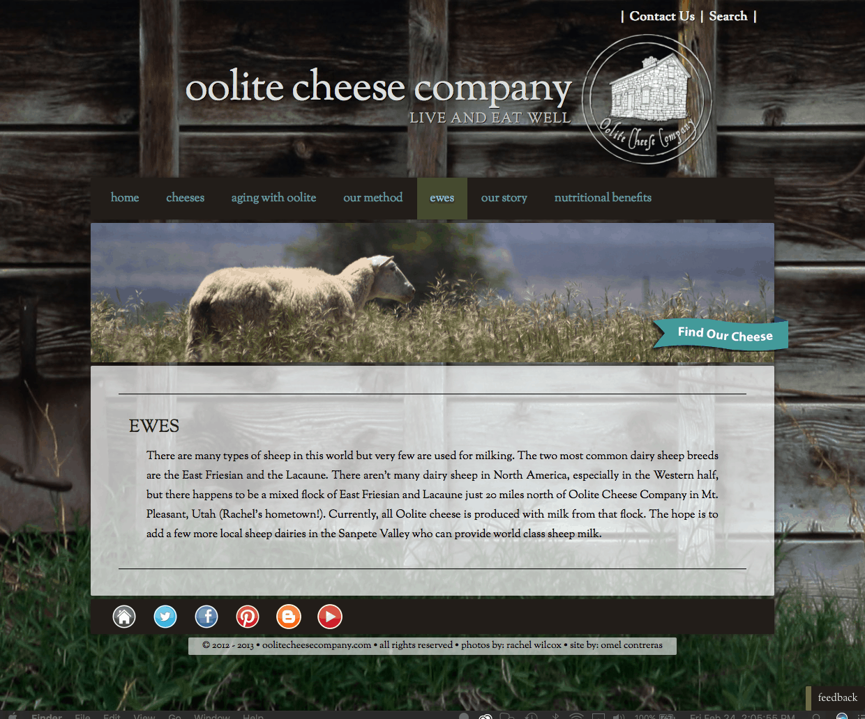 You are currently viewing Oolite Cheese Company